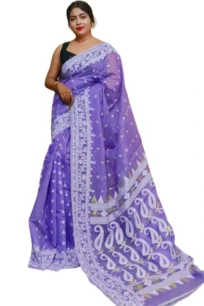 Designer Soft Dhakai (Purple)