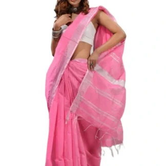 OMG Spacial Light Pink Handloom Saree