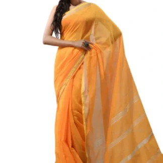 OMG Spacial Yellow Handloom Saree
