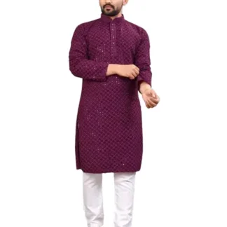 Chikankari Kurta For Men