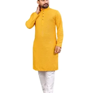 Chikankari Kurta For Men